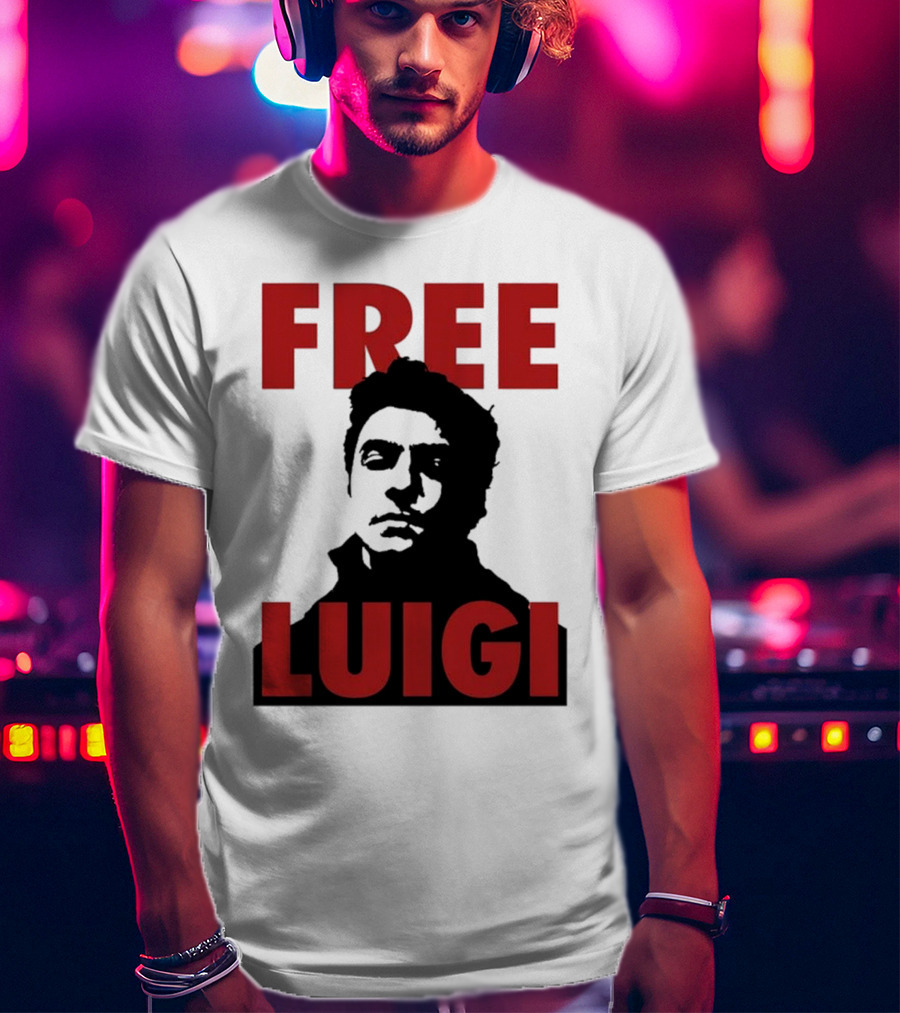 Free Luigi Mangione Bold Statement Iconic T-Shirt