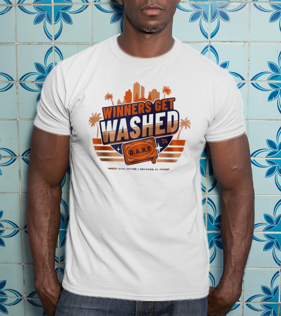 Winners Get Washed D.A.R.T Bowl Edition San Diego CA T-Shirt