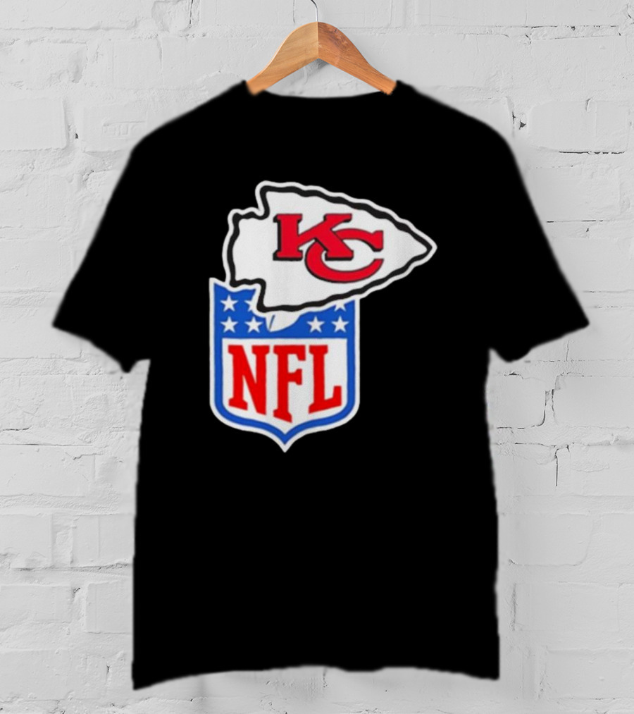 Kansas City Chiefs NFL Shield Emblem Collaboration T-Shirt