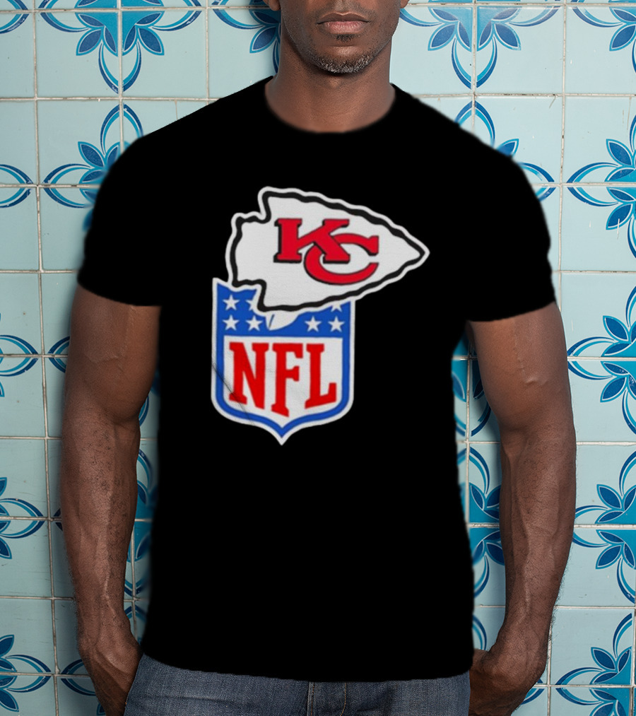 Kansas City Chiefs NFL Shield Emblem Collaboration T-Shirt