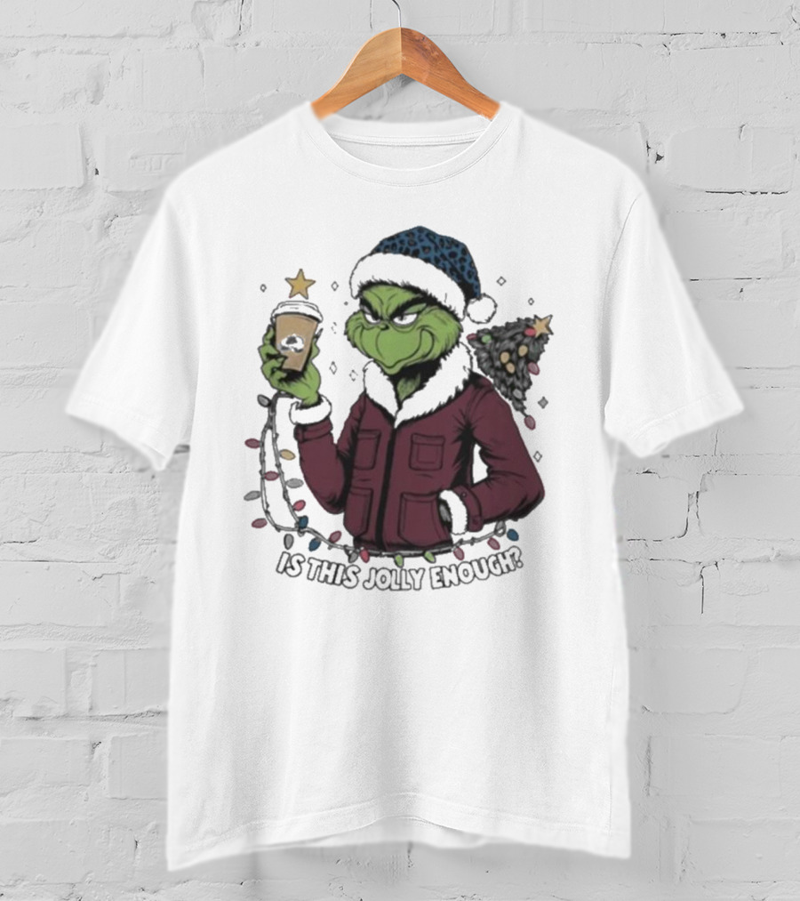 Colorado Avalanche Grinch Is This Jolly Enough Merry Christmas T-Shirt