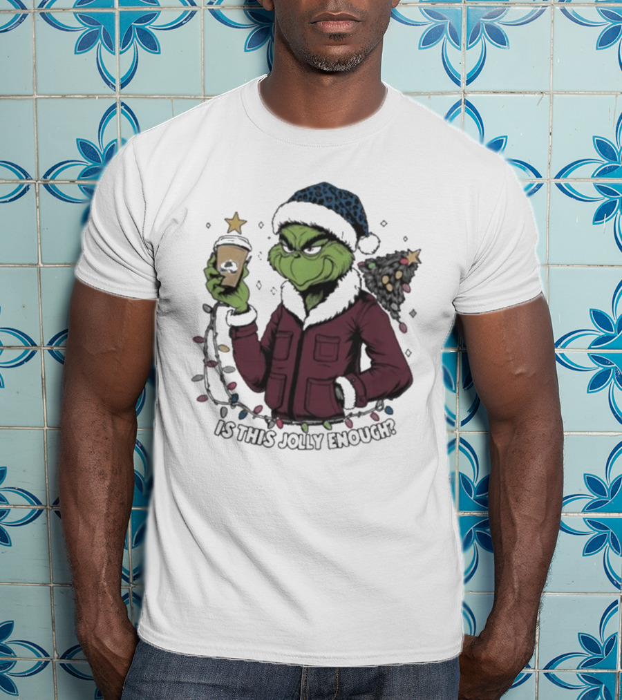 Colorado Avalanche Grinch Is This Jolly Enough Merry Christmas T-Shirt