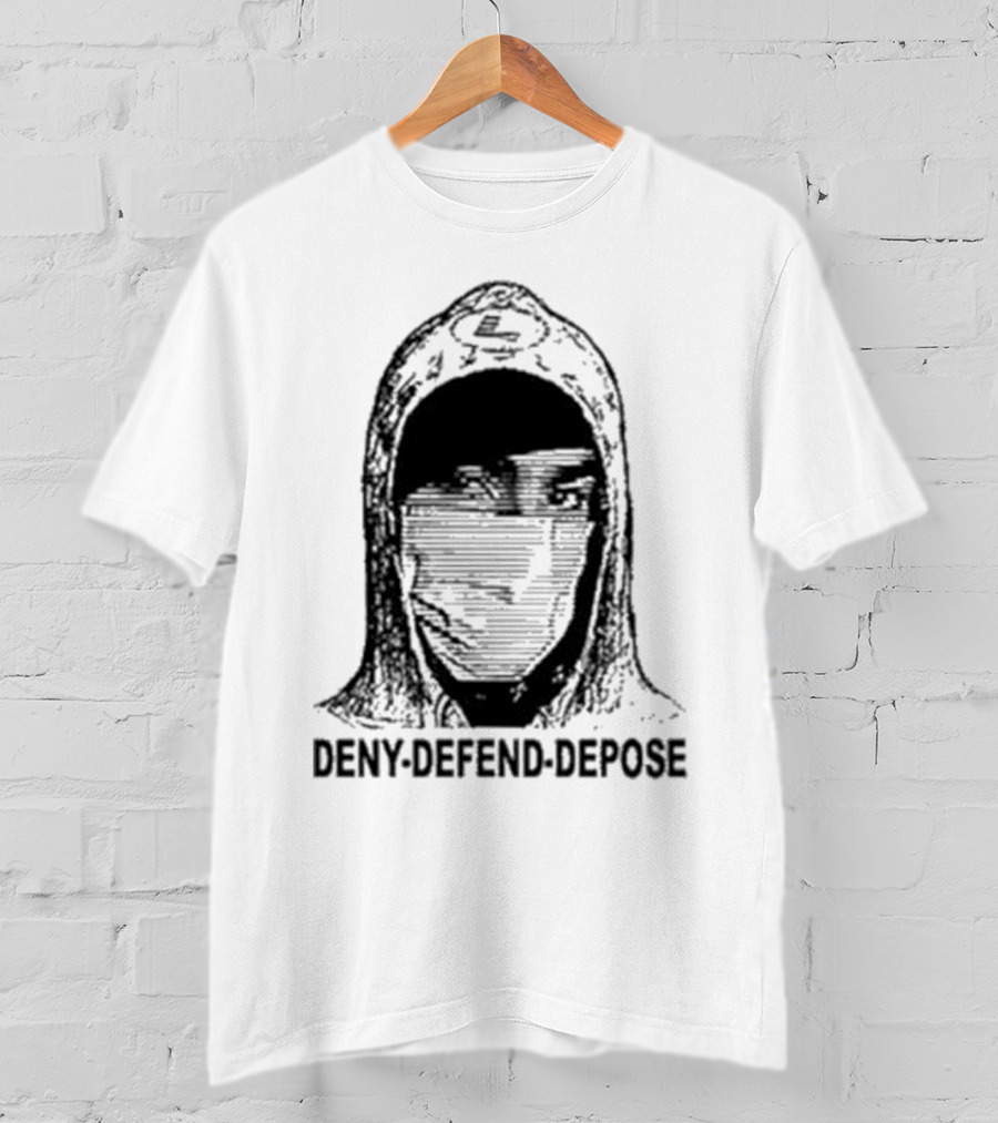 Deny Defend Depose The UnaShooter Luigi Mangione T-Shirt