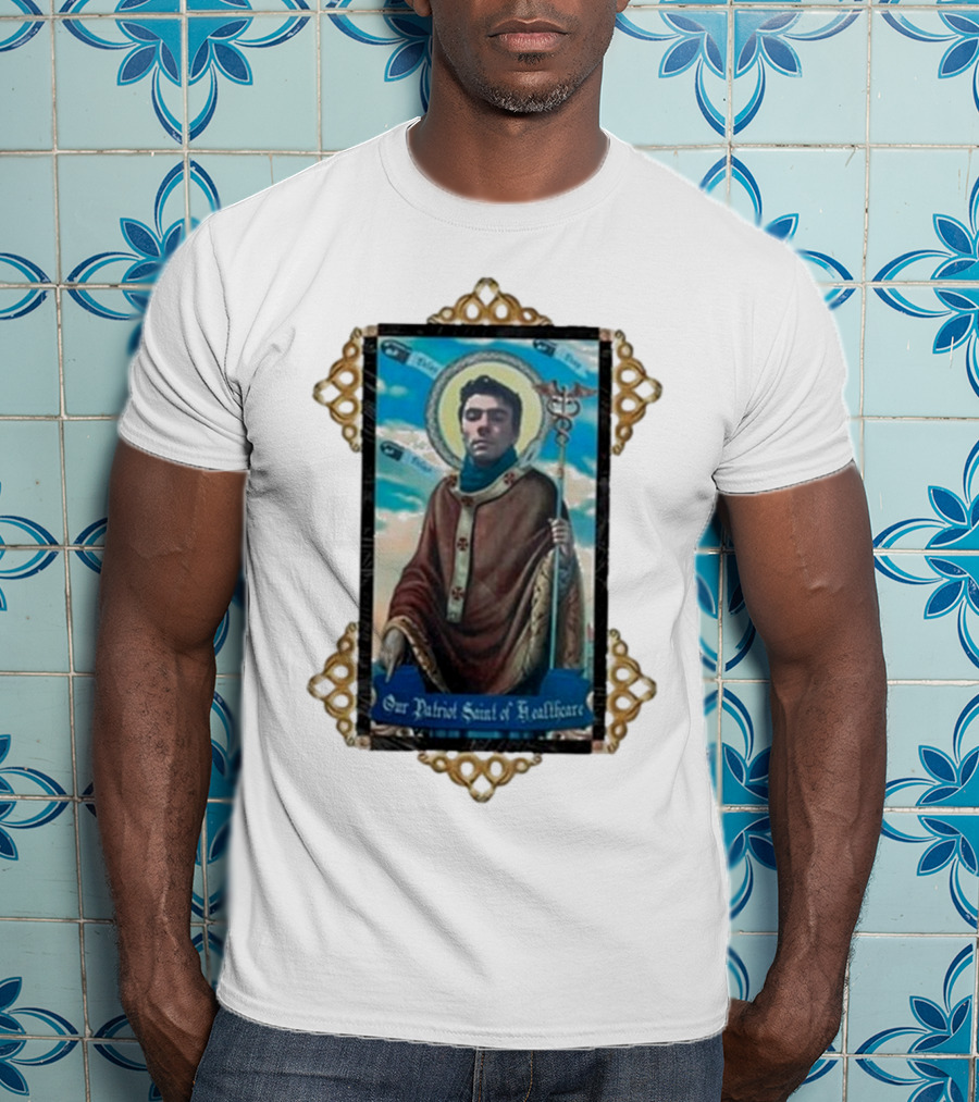 Toy De Jour Luigi Mangione Our Patriot Saint Of Healthcare Framed Image T-Shirt