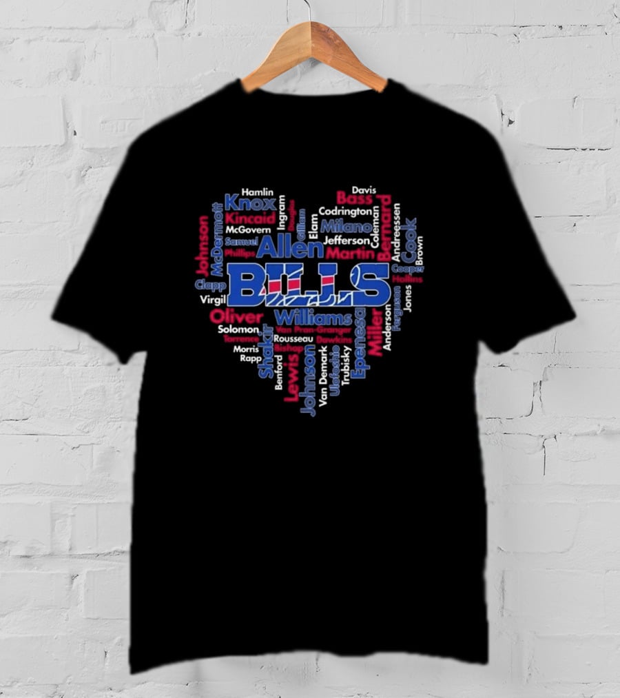 Buffalo Bills Allen Johnson Oliver Williams Fan T-Shirt