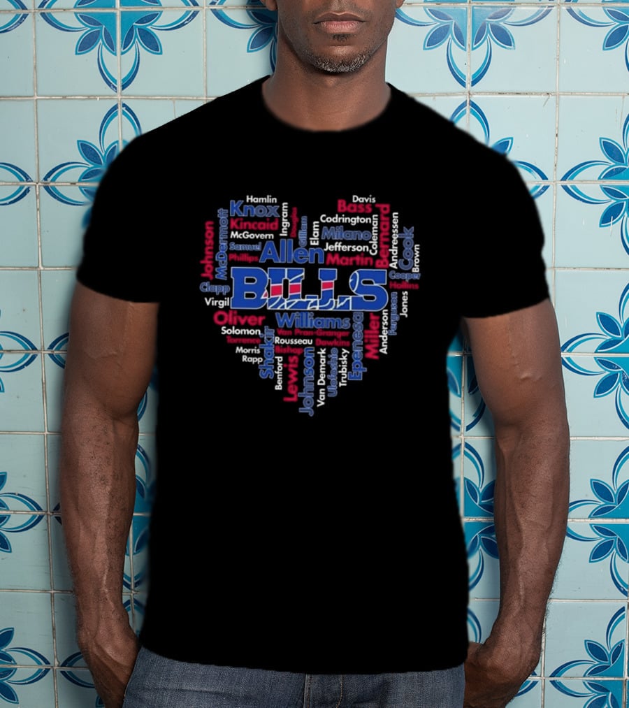 Buffalo Bills Allen Johnson Oliver Williams Fan T-Shirt
