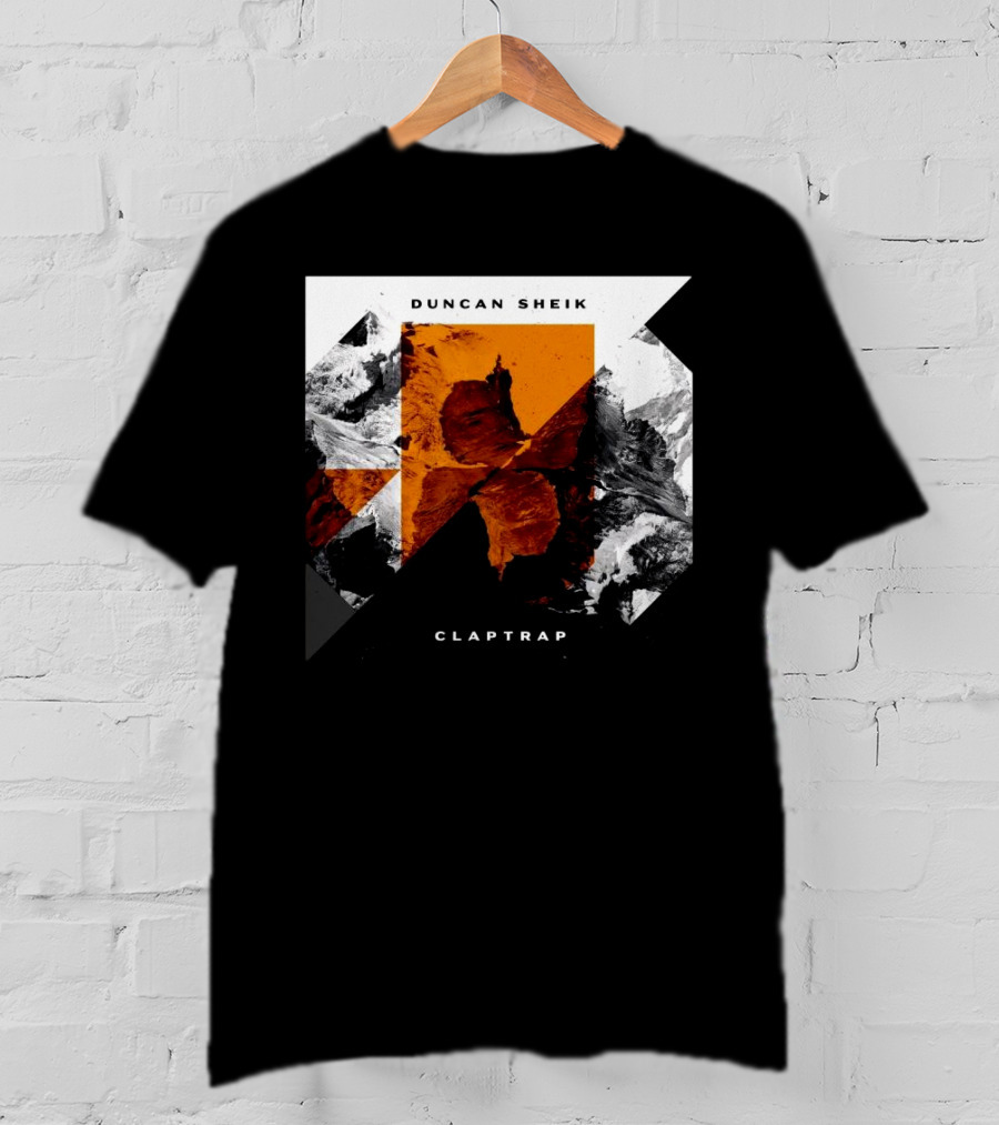 Duncan Sheik Claptrap Abstract Geometric Album Cover T-Shirt