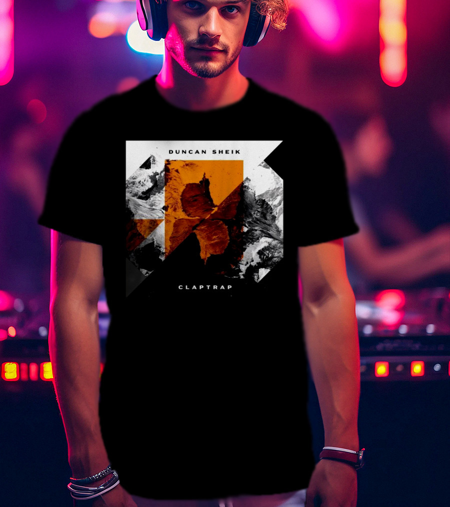 Duncan Sheik Claptrap Abstract Geometric Album Cover T-Shirt