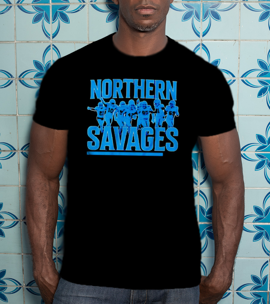 Northern Savages Detroit Lions Football Team Spirit T-Shirt