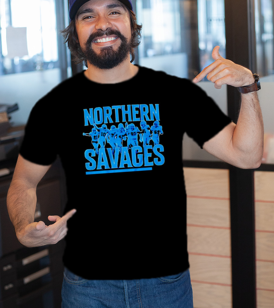 Northern Savages Detroit Lions Football Team Spirit T-Shirt