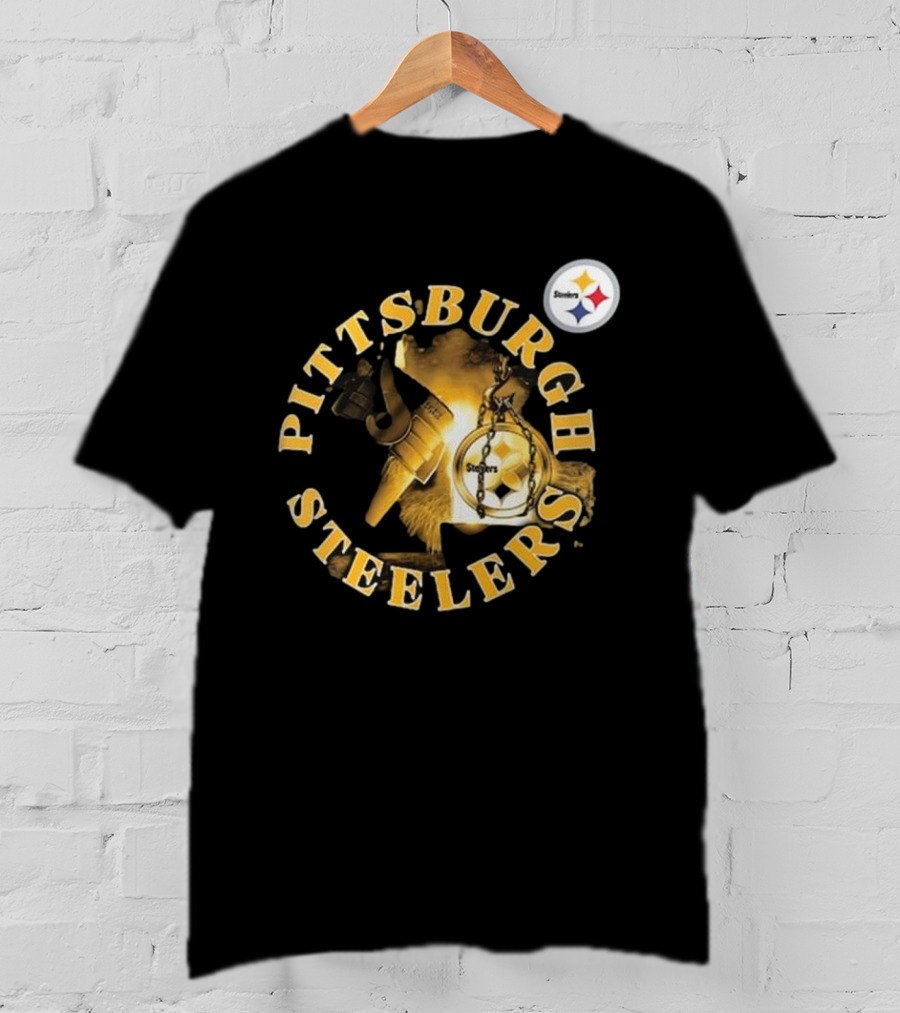 Pittsburgh Steelers Iconic Emblem Sporting Chance Tri-Blend T-Shirt