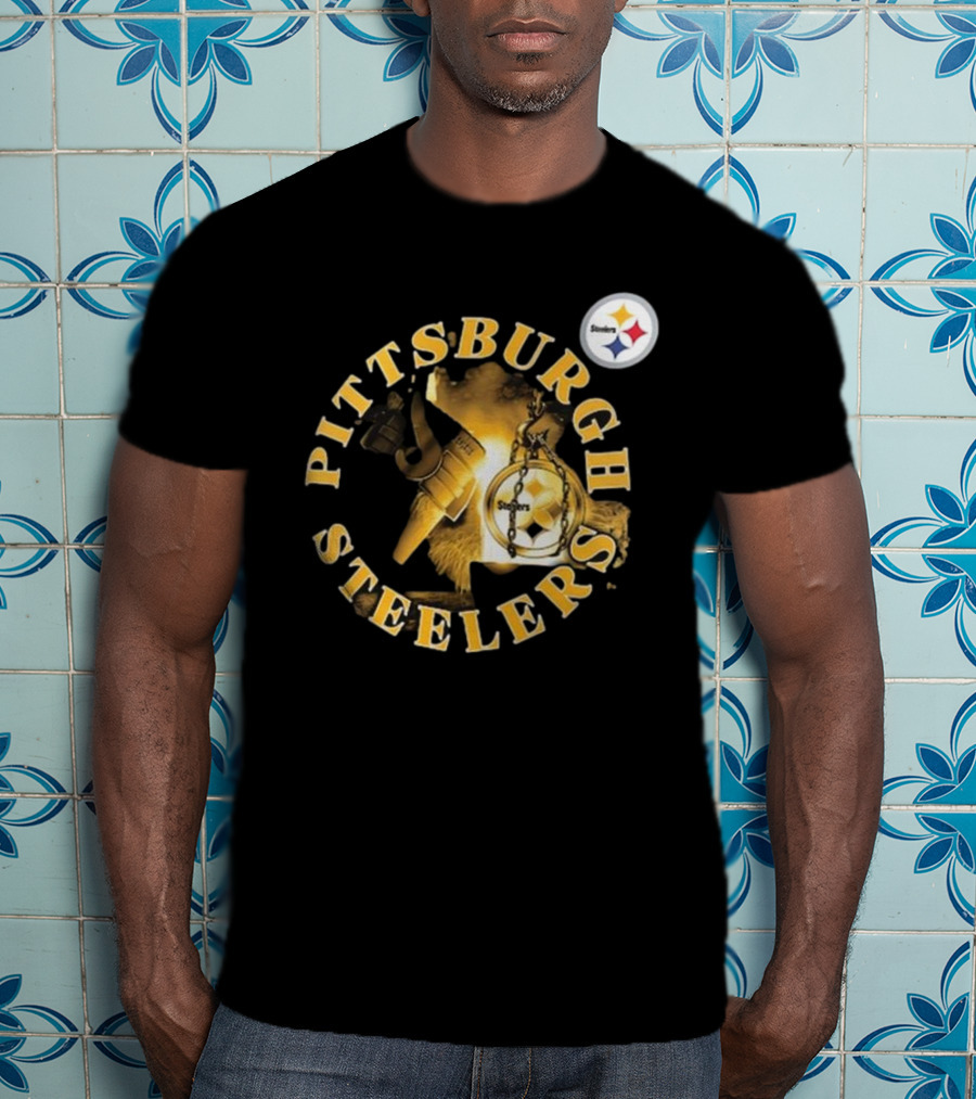 Pittsburgh Steelers Iconic Emblem Sporting Chance Tri-Blend T-Shirt
