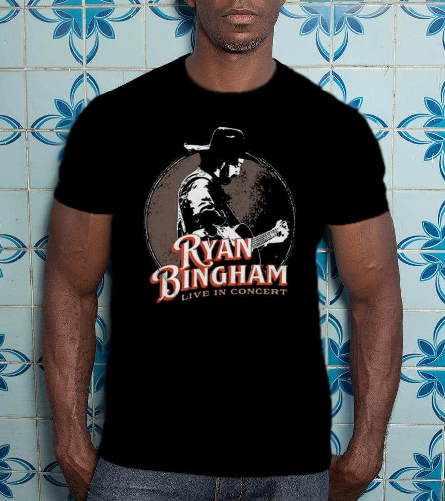 Ryan Bingham Cowboy Silhouette Live In Concert T-Shirt