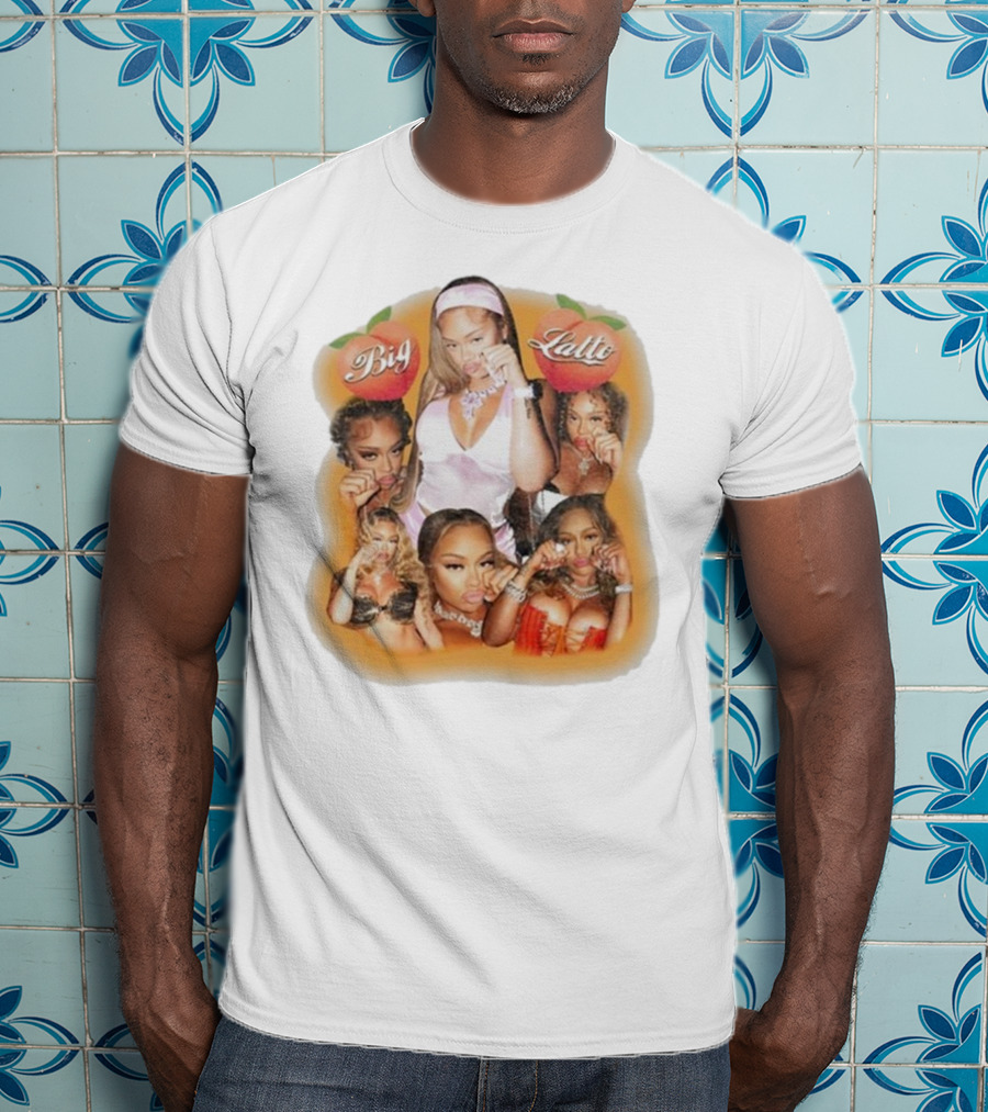 Big Latto Cry Baby Peaches Orange T-Shirt
