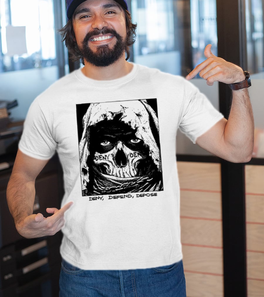 Deny Defend Depose Skull T-Shirt