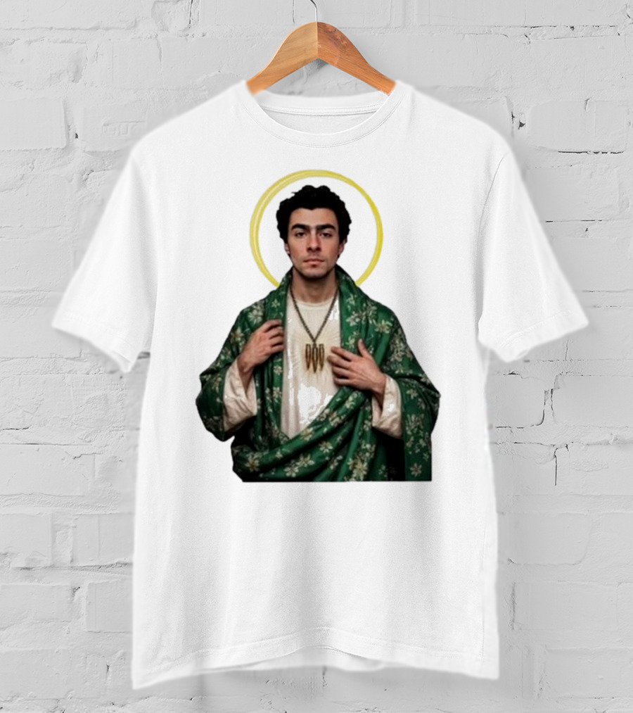 Luigi Mansion Nicola Holy Icon Green Robe T-Shirt