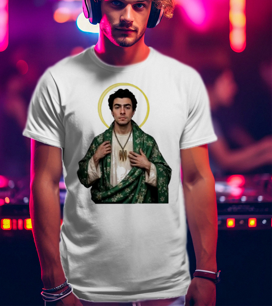 Luigi Mansion Nicola Holy Icon Green Robe T-Shirt
