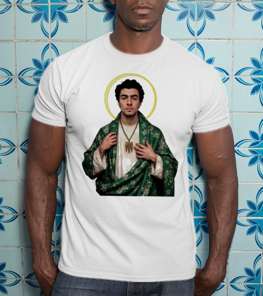 Luigi Mansion Nicola Holy Icon Green Robe T-Shirt