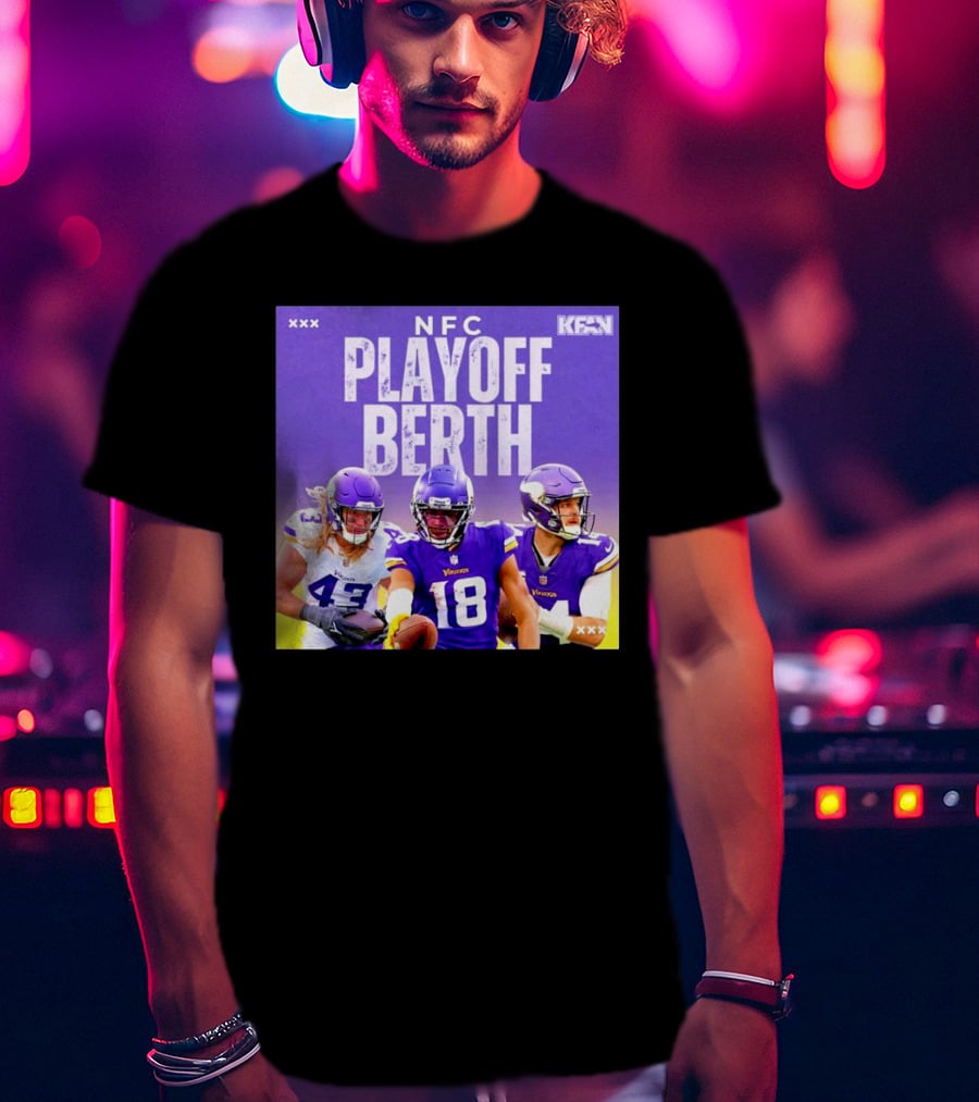 NFC Playoff Berth Minnesota Vikings KFAN T-Shirt