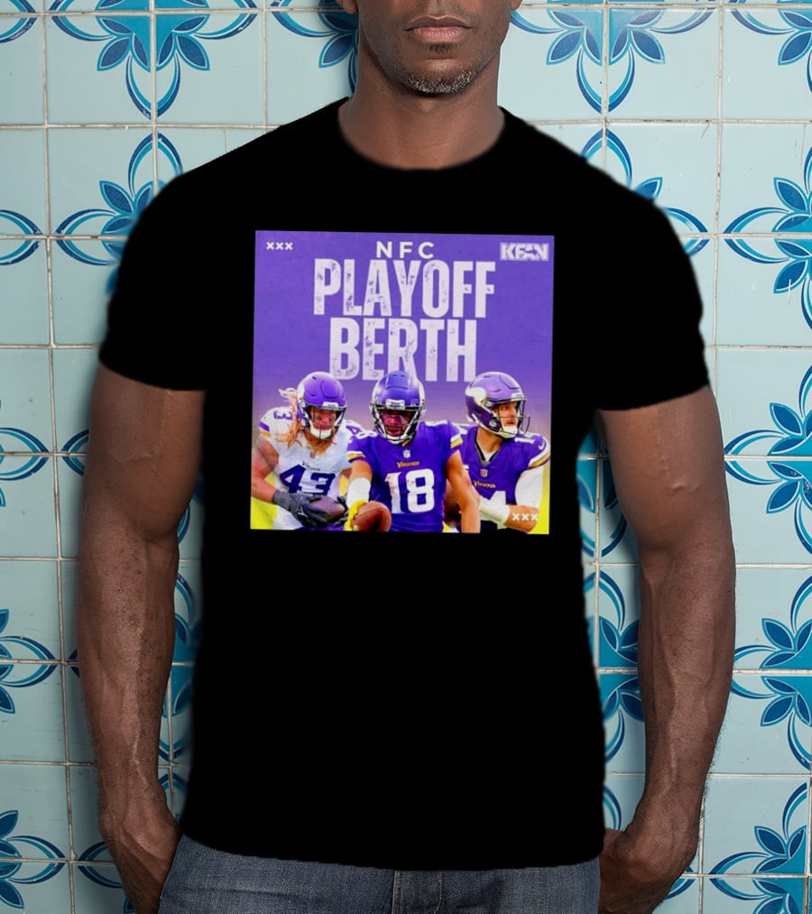 NFC Playoff Berth Minnesota Vikings KFAN T-Shirt