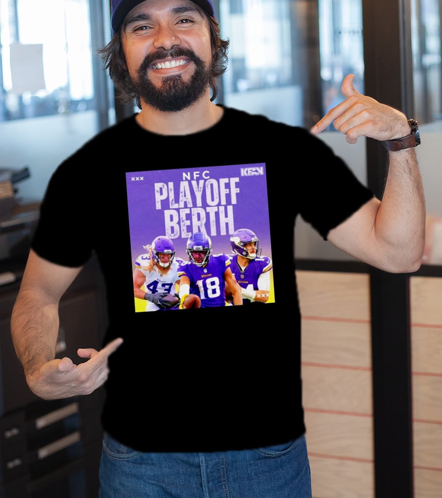 NFC Playoff Berth Minnesota Vikings KFAN T-Shirt