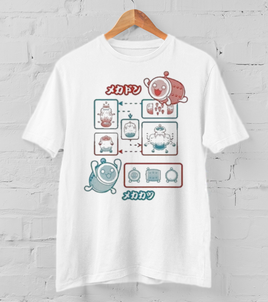 Aiko No Tatsujin Mecha Don Mechakatsu Transformation Process T-Shirt