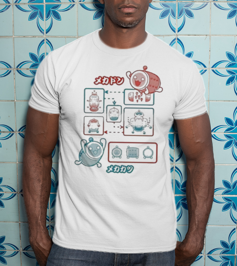 Aiko No Tatsujin Mecha Don Mechakatsu Transformation Process T-Shirt