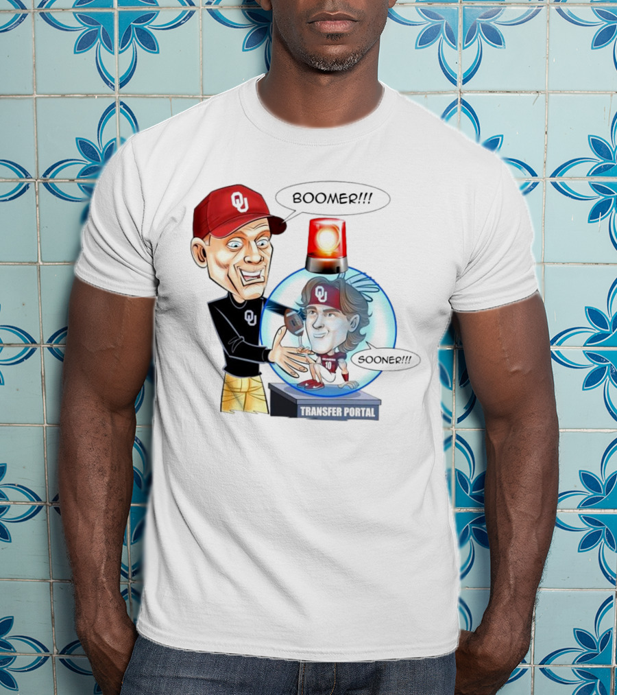 Coach Oklahoma Sooners Boomer Sooner Transfer Portal Jackson Arnold T-Shirt
