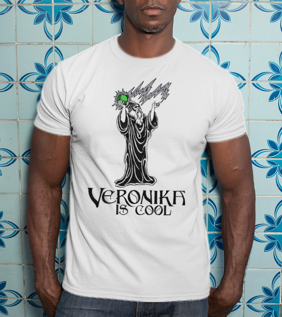Veronika Is Cool Wizard Lightning Magic T-Shirt