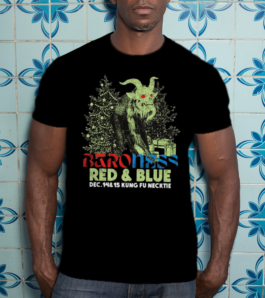 Baroness Red And Blue Dec. 14 And 15 Kung Fu Necktie T-Shirt