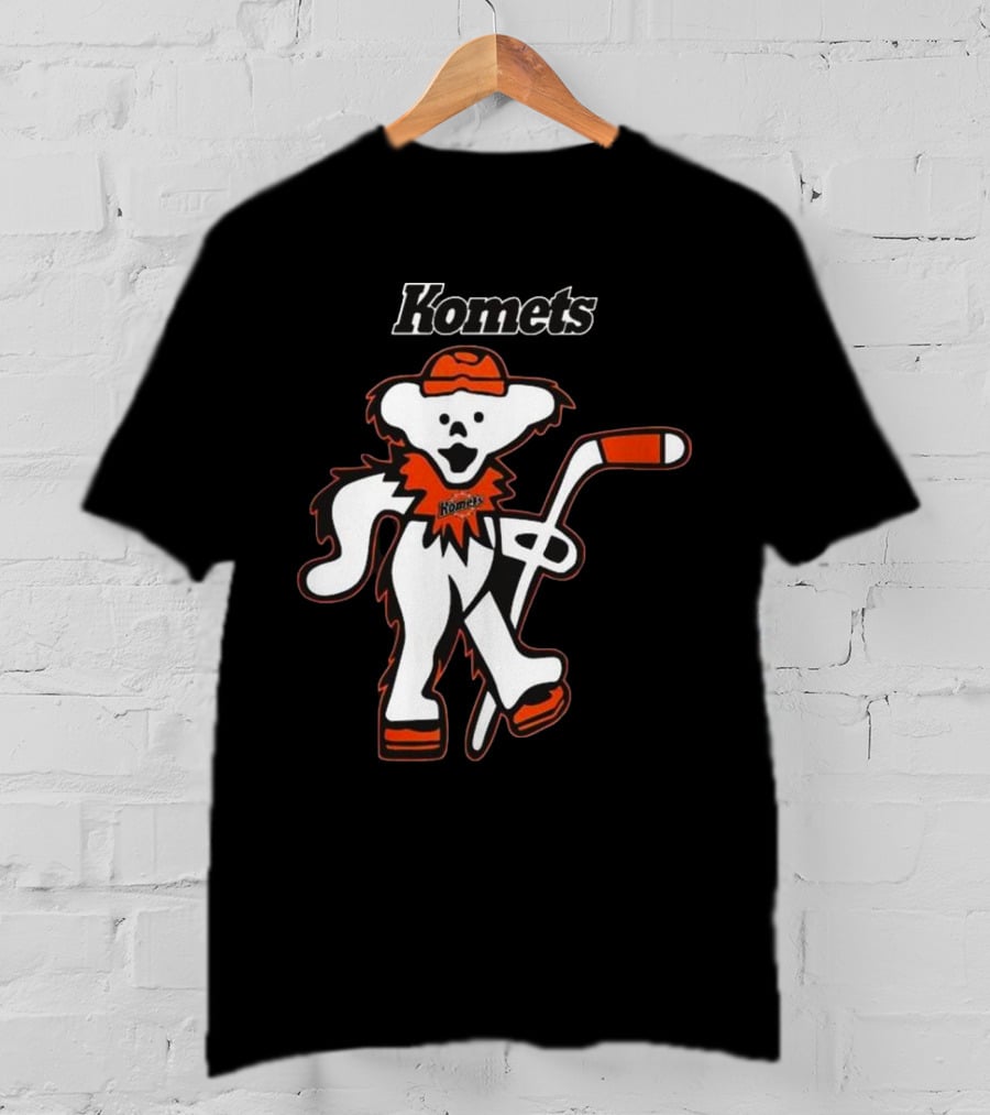 Komets Grateful Dead Hockey Bear Fan Night T-Shirt