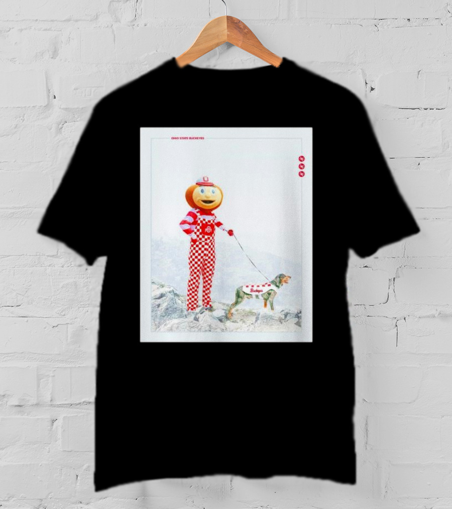 Ohio State Buckeyes Brutus Leads Smokey Over Tennessee Vols Victory T-Shirt