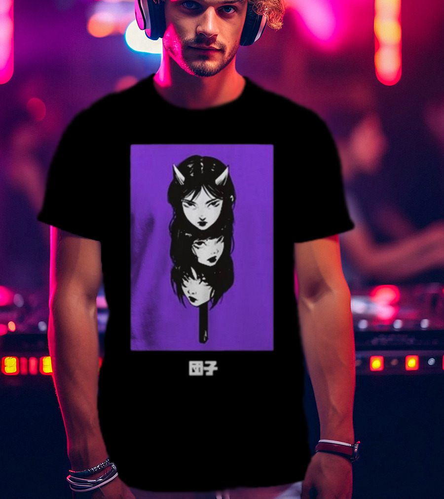 Oni Dango Nogiart Triple Face T-Shirt