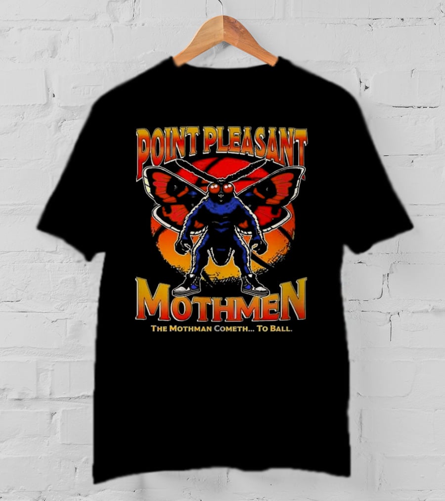 Point Pleasant Mothmen The Mothman Cometh To Ball T-Shirt