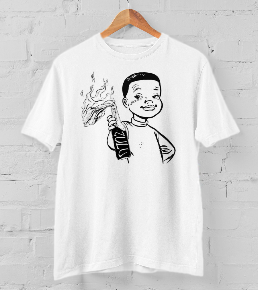 Blackpowerviolence Zulu Flame One Way Or Another T-Shirt
