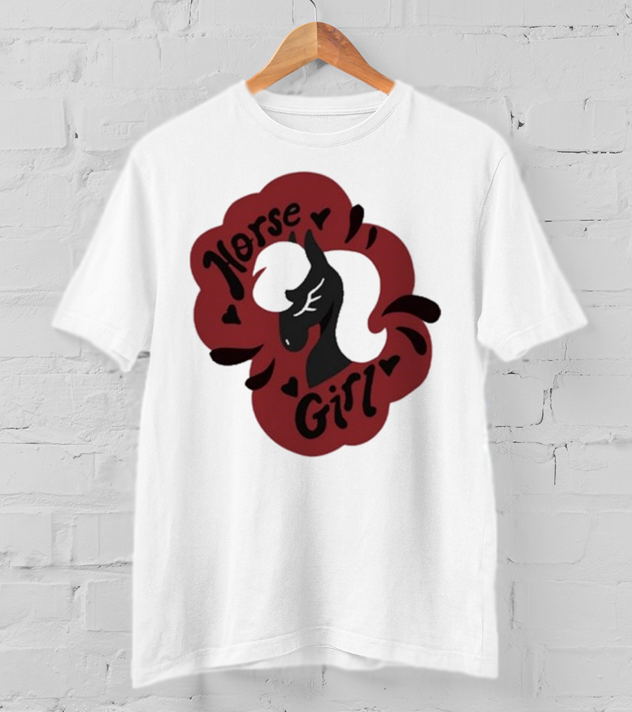 Norse Girl Horse Girl Sharkrobot T-Shirt