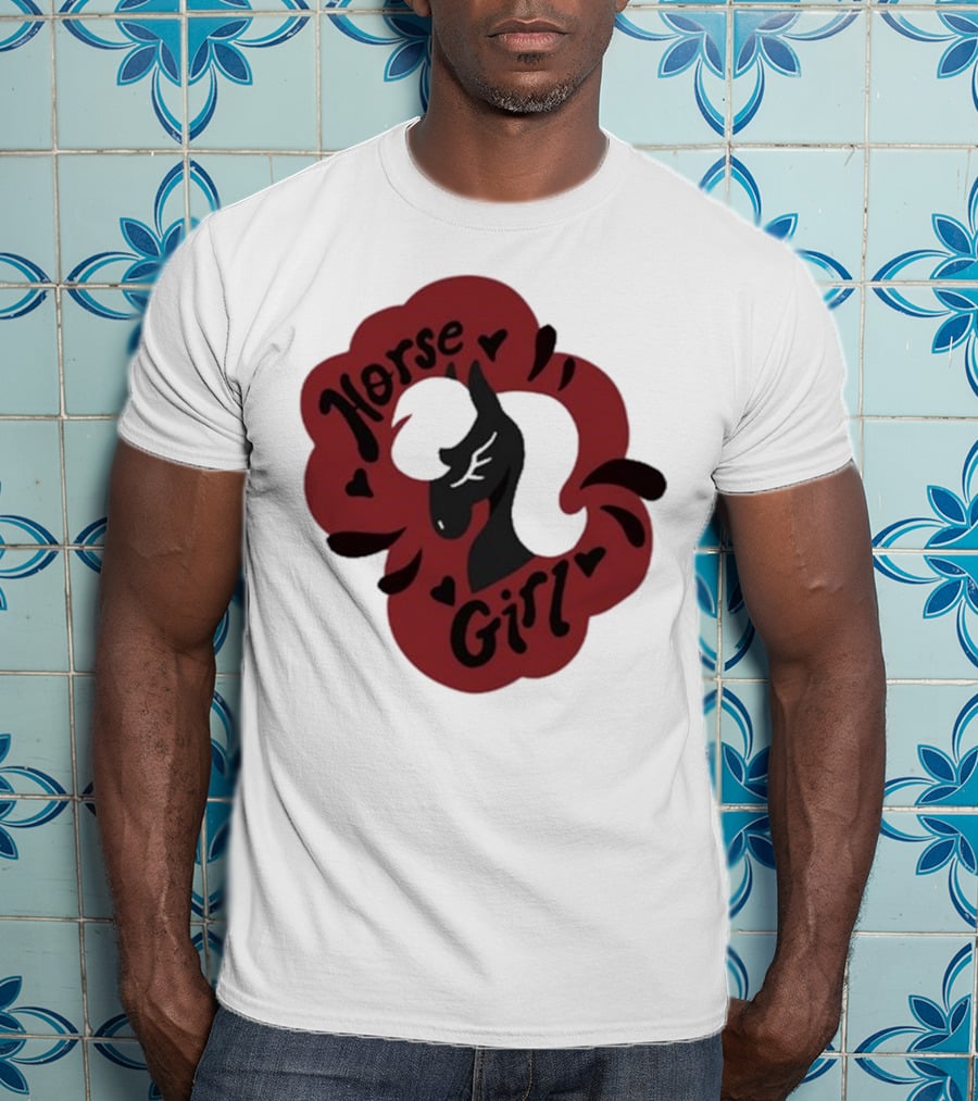 Norse Girl Horse Girl Sharkrobot T-Shirt