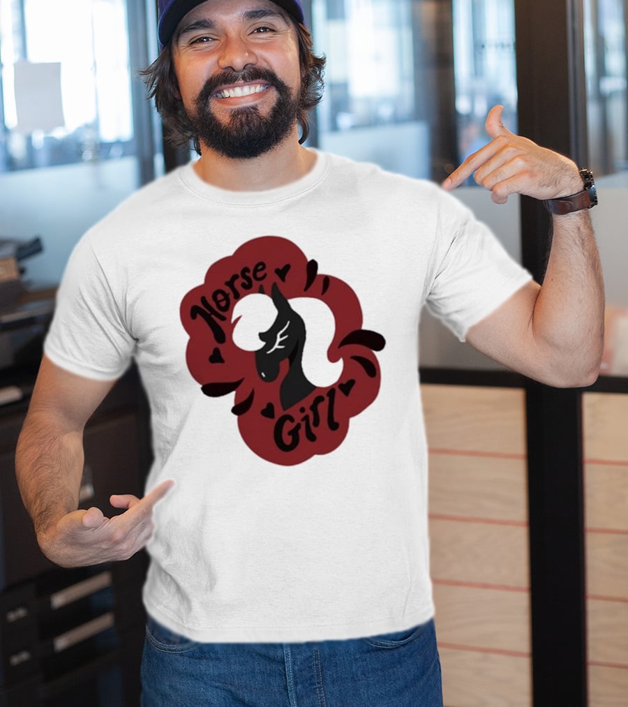 Norse Girl Horse Girl Sharkrobot T-Shirt