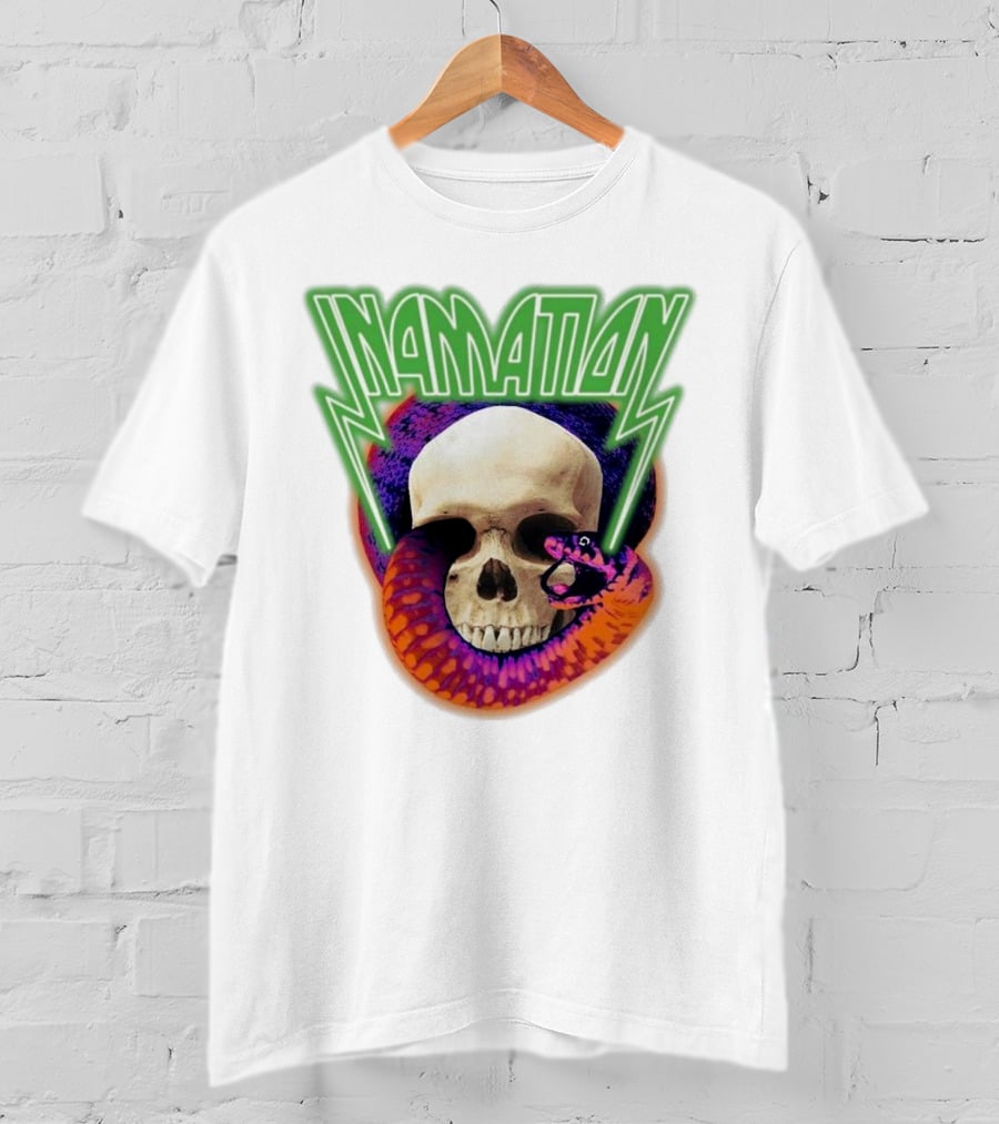 In4mation Skull Snake Iconic T-Shirt