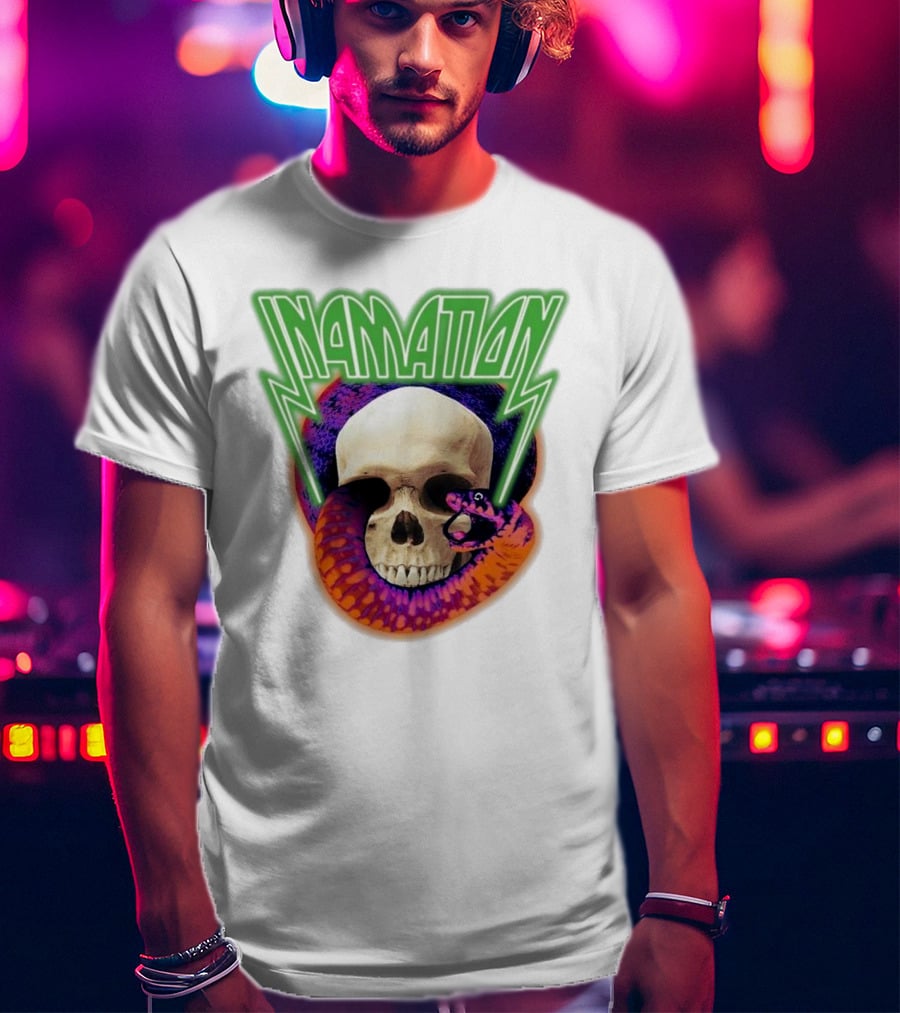 In4mation Skull Snake Iconic T-Shirt