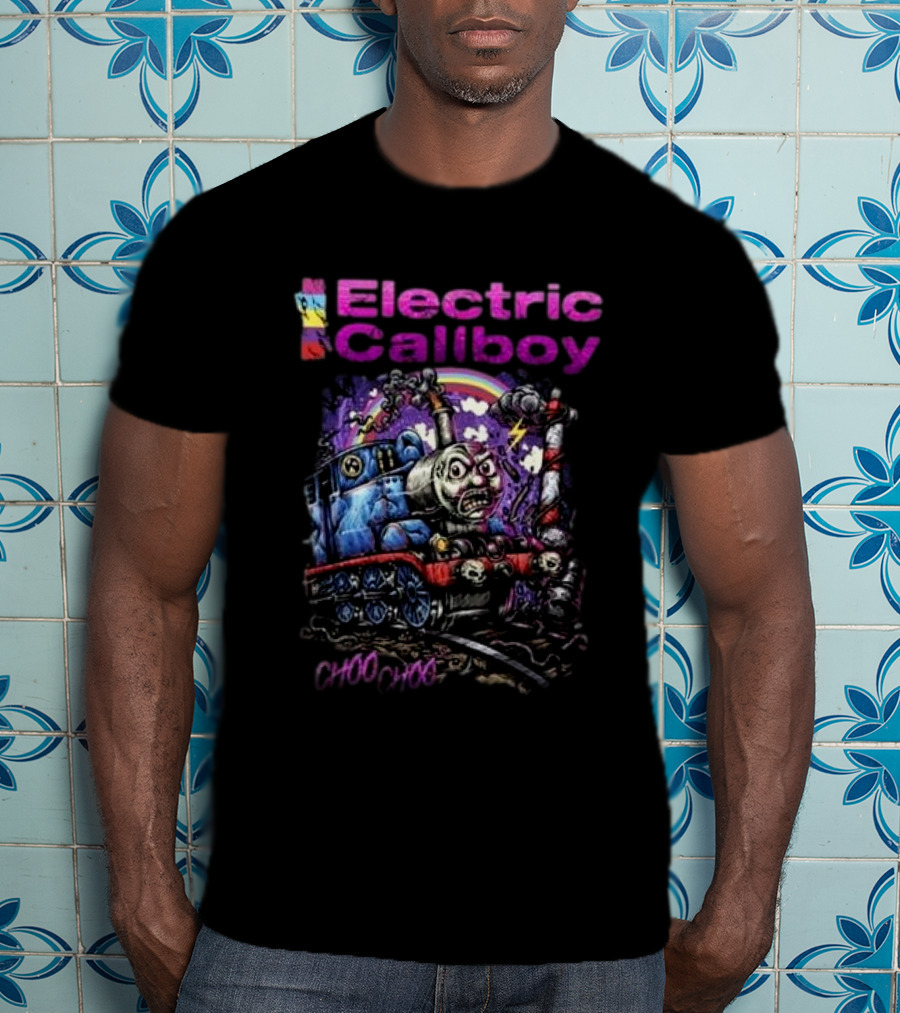 Electric Callboy Choo Choo Train Monster Electric Thunderbolt T-Shirt