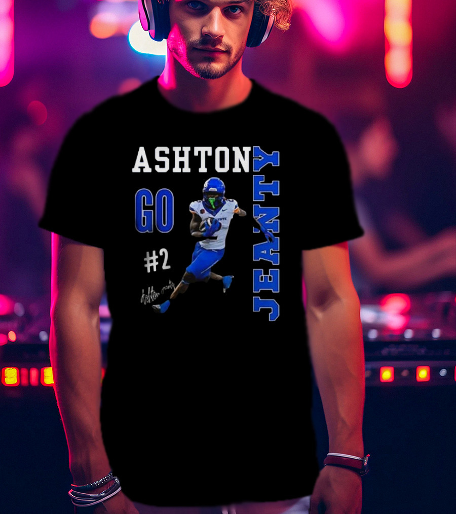 ASHTON GO JEANTY #2 Signature T-Shirt