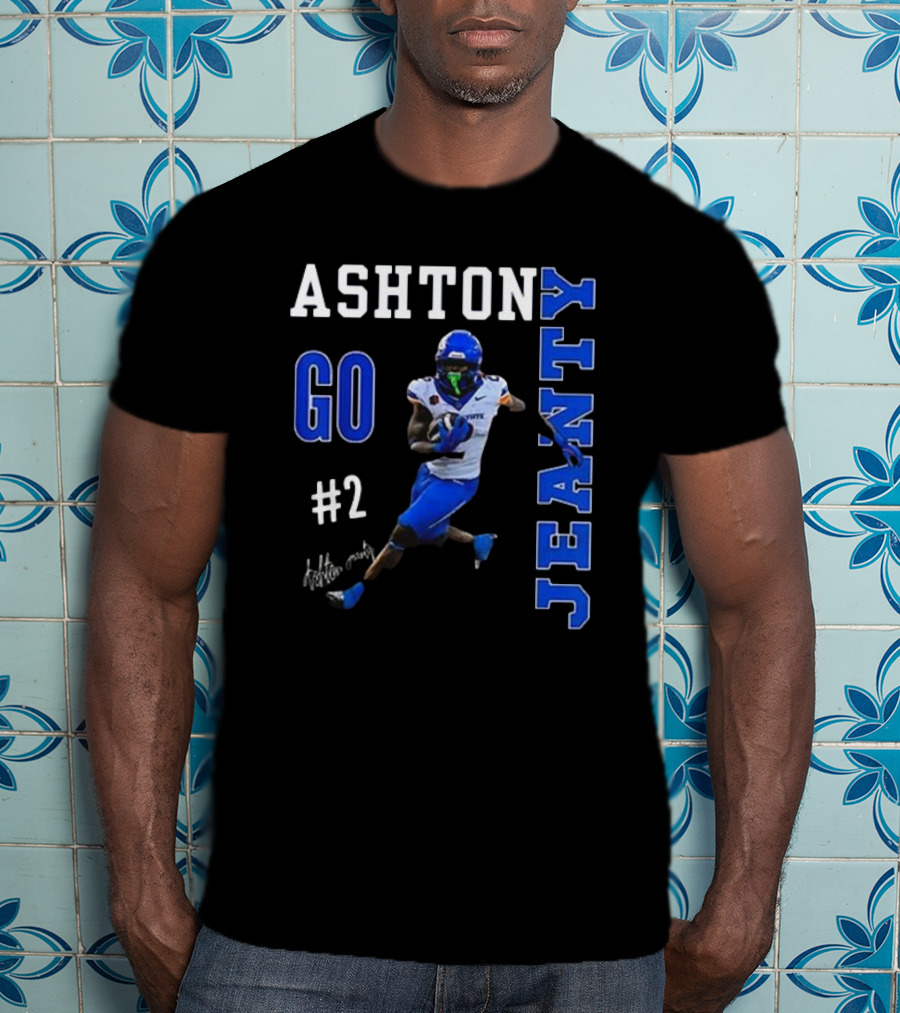 ASHTON GO JEANTY #2 Signature T-Shirt
