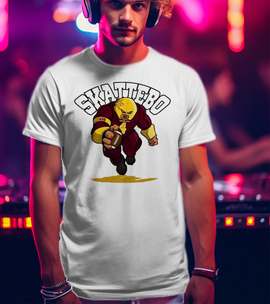 Skattebo ASU Arizona State Football Juggernaut T-Shirt