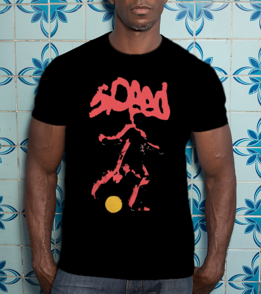 IShowSpeed Soccer Silhouette With Ball Warp T-Shirt