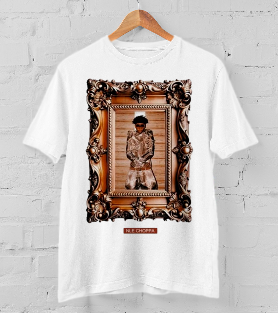 Nle Choppa Picasso Framed Portrait Sluffin Szn X Slut Szn T-Shirt