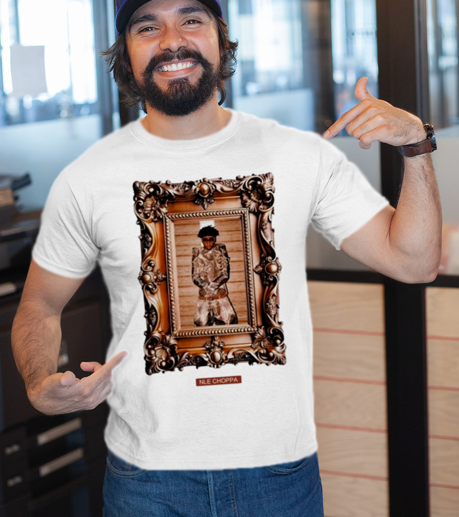 Nle Choppa Picasso Framed Portrait Sluffin Szn X Slut Szn T-Shirt