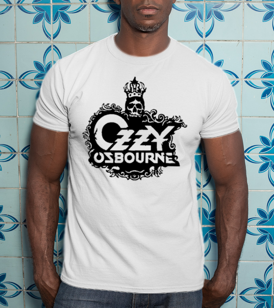 Ozzy Osbourne Skull Crown Gilded T-Shirt