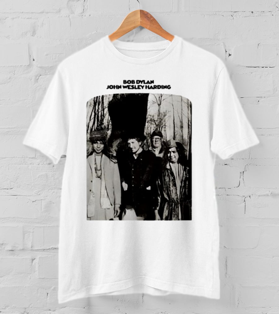 Bob Dylan John Wesley Harding Album Cover Image T-Shirt