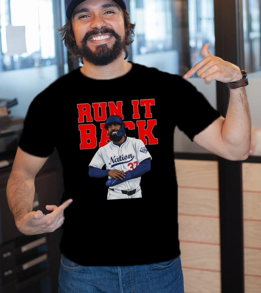 Teoscar Hernández Run It Back Nation 37 Los Angeles Baseball Collection T-Shirt